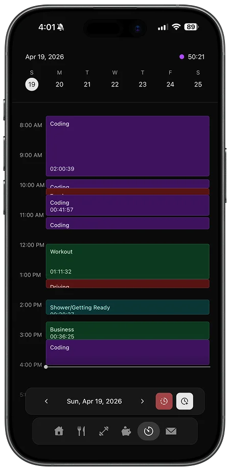 Pulse time tracker